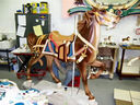Muller Outside Row Stander Being Painted